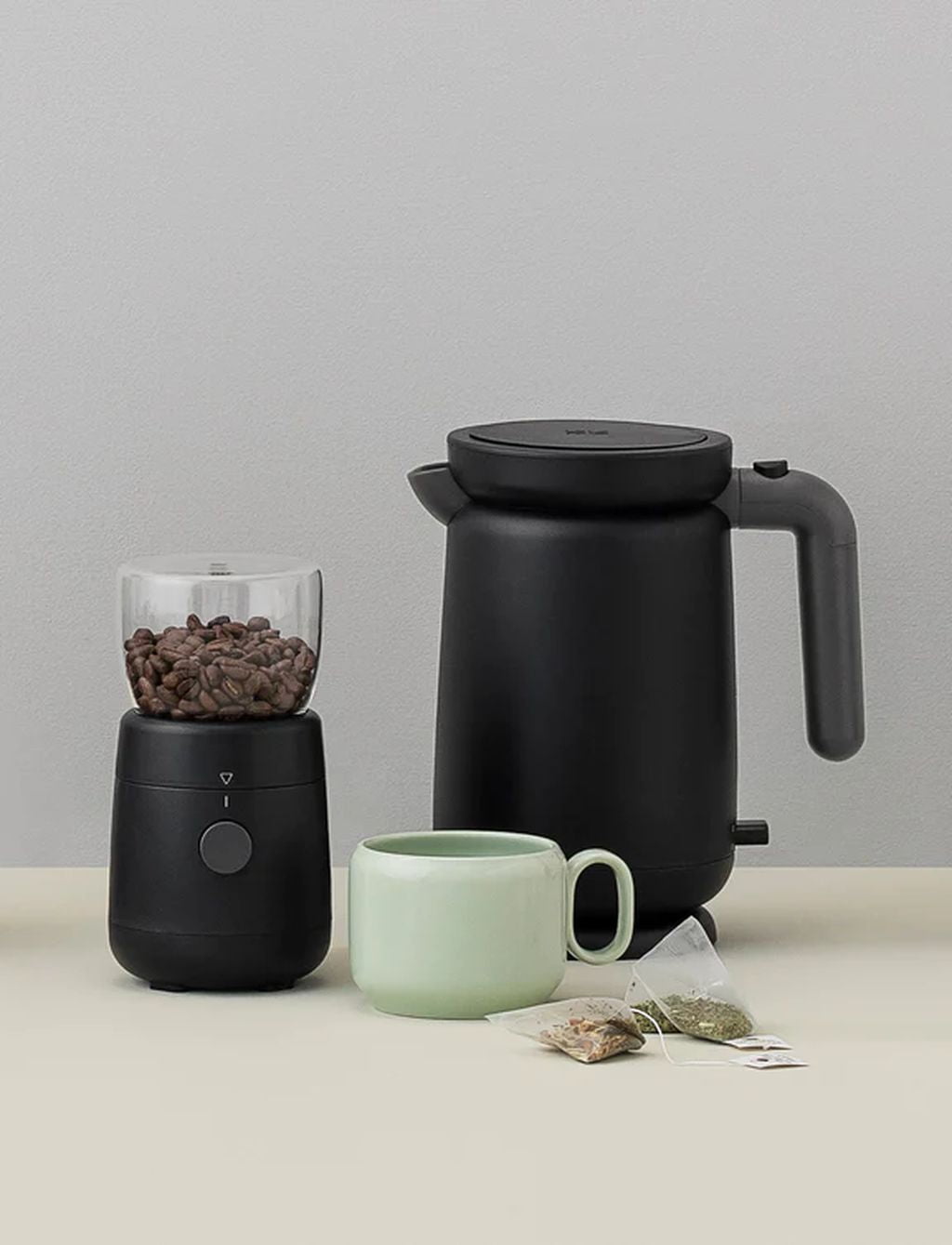 Rig Tig Foodie Electric Coffee Mill, Dusty Blue