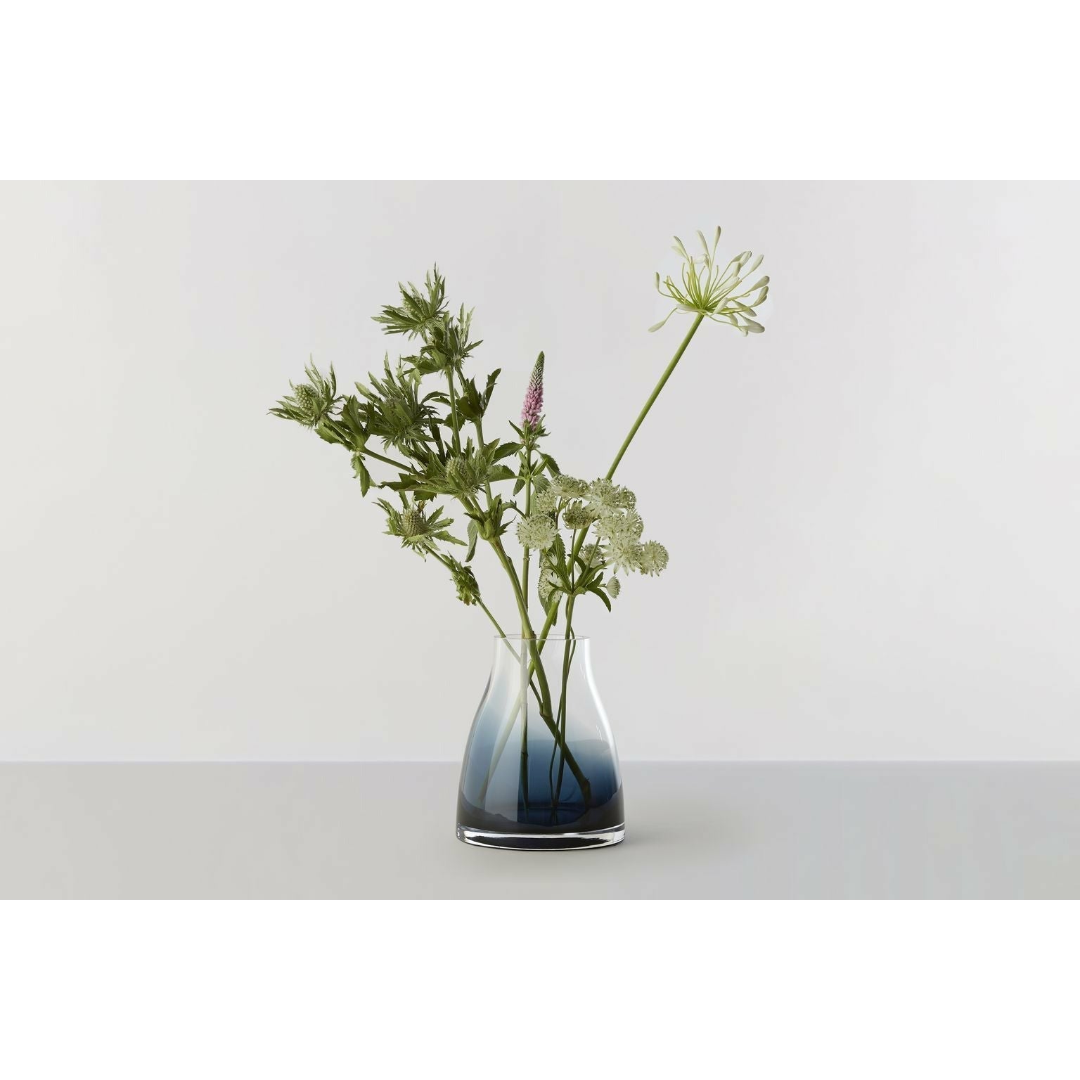 Ro Collection No. 2 Flower Vase Øxh 15 x18, Indigo Blue