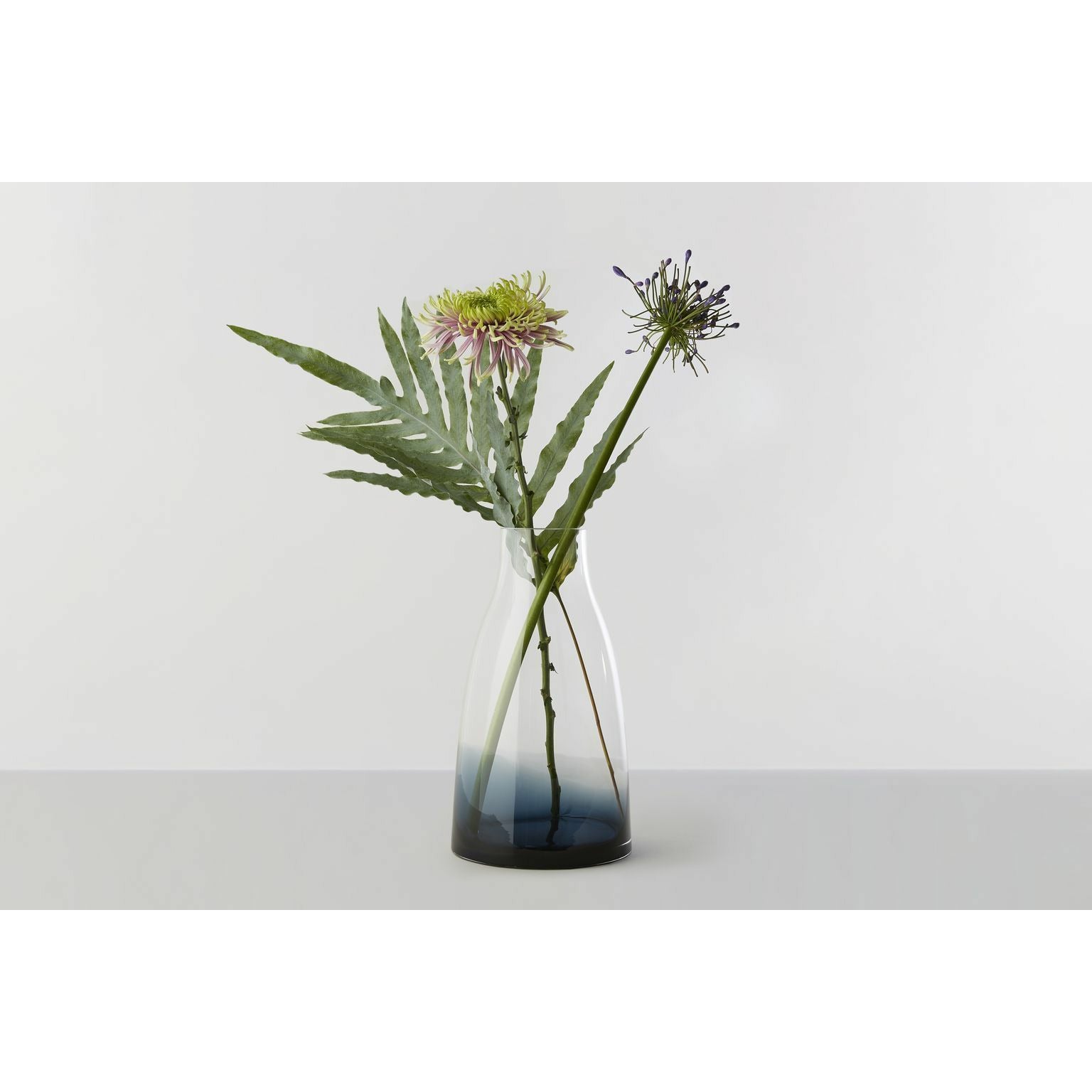 Ro Collection No. 3 Flower Vase øxh 19 X34, Indigo Blue