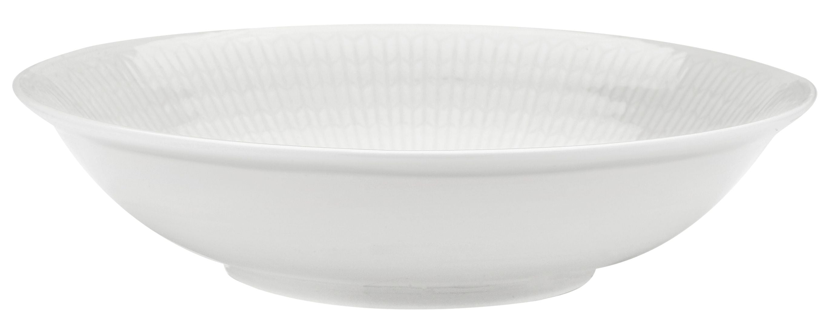 Rörstrand Swedish Grace Deep Plate Snow, 19 cm