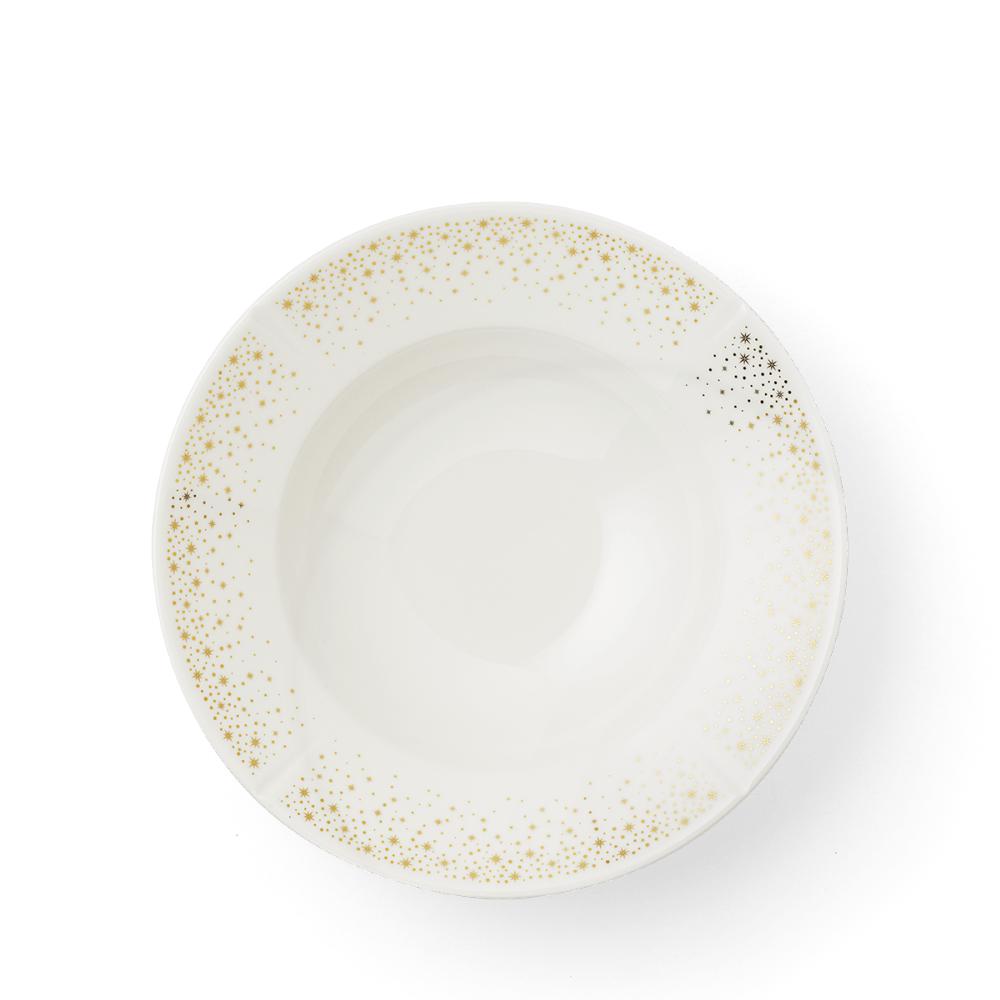 Rosendahl Grand Cru Moments Pasta tallerken ø25cm, Hvid Med Guld