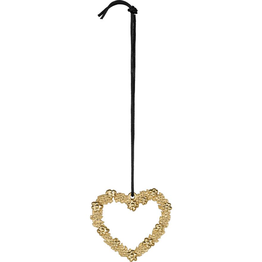 Rosendahl Karen Blixen Flower Heart H7cm, dorado