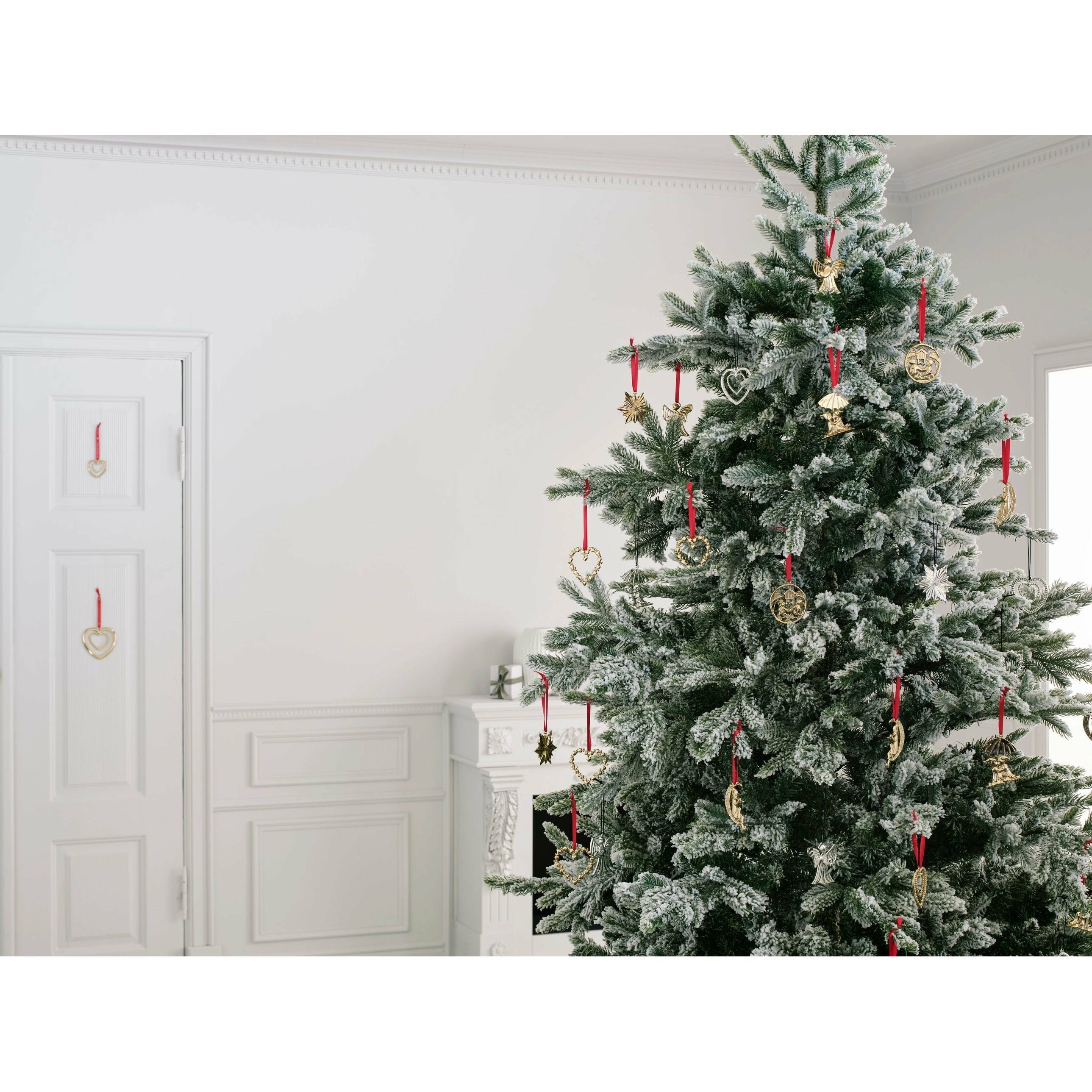 Rosendahl Karen Blixen Großes Weihnachtsherz H 12 cm, versilbert