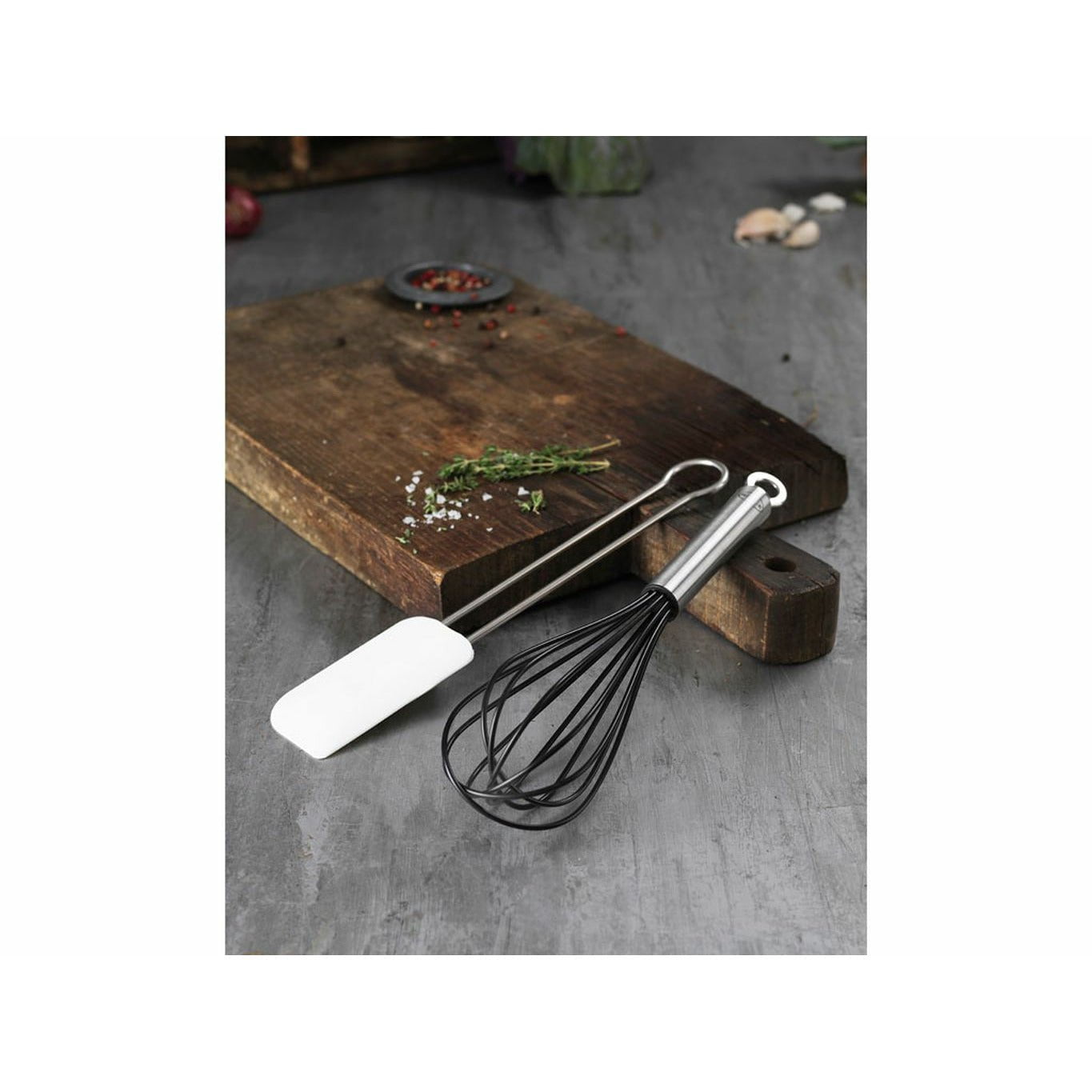 Rösle Spatula 20 X 2.75 Cm, Steel / White