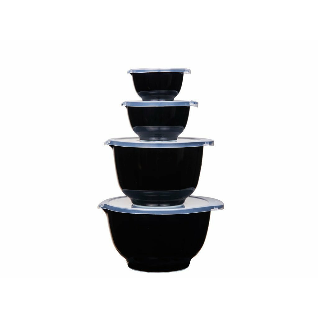 Rosti Margrethe Mixing Bowl Set Black, 8 Pieces