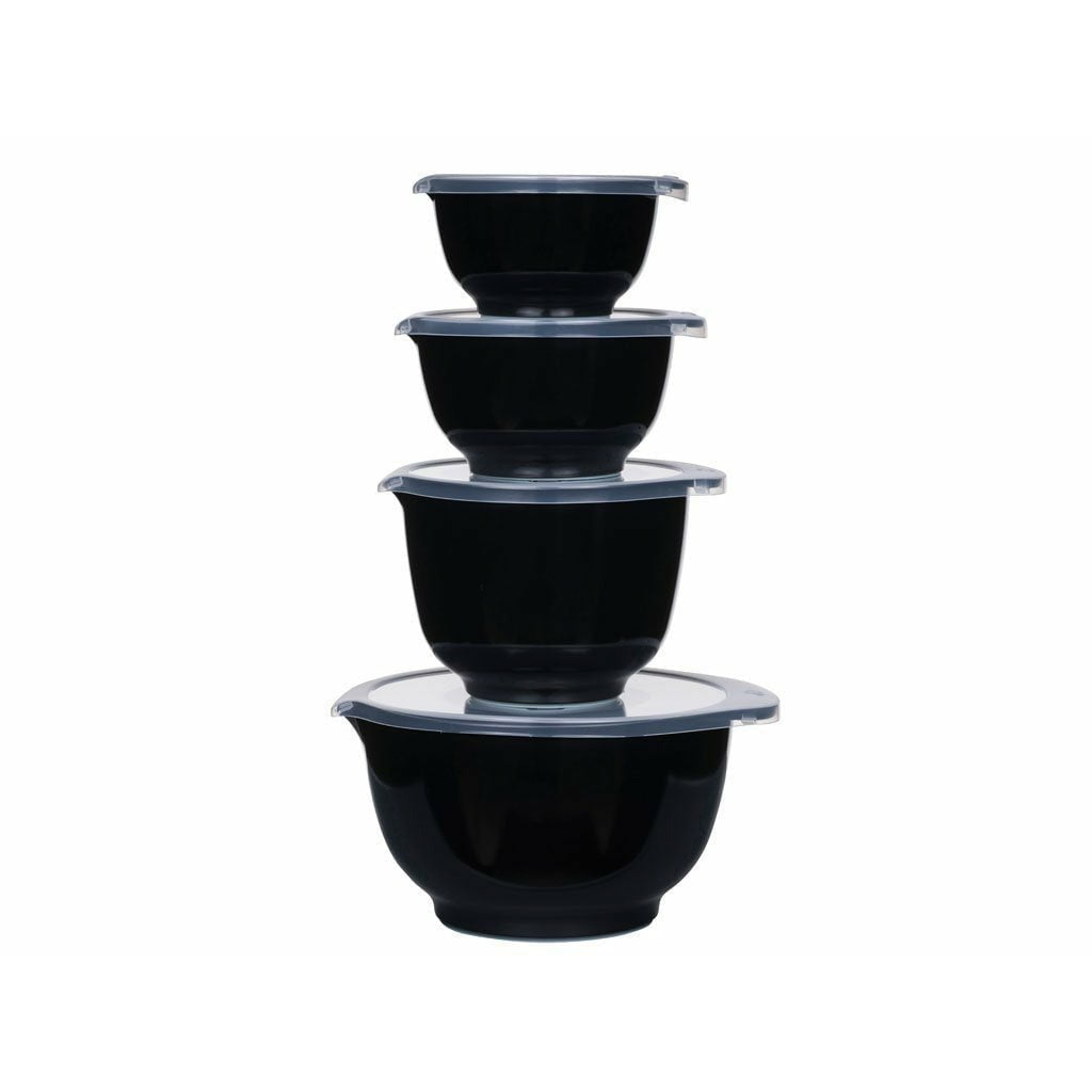 Rosti Margrethe Mixing Bowl Set Black, 8 Pieces