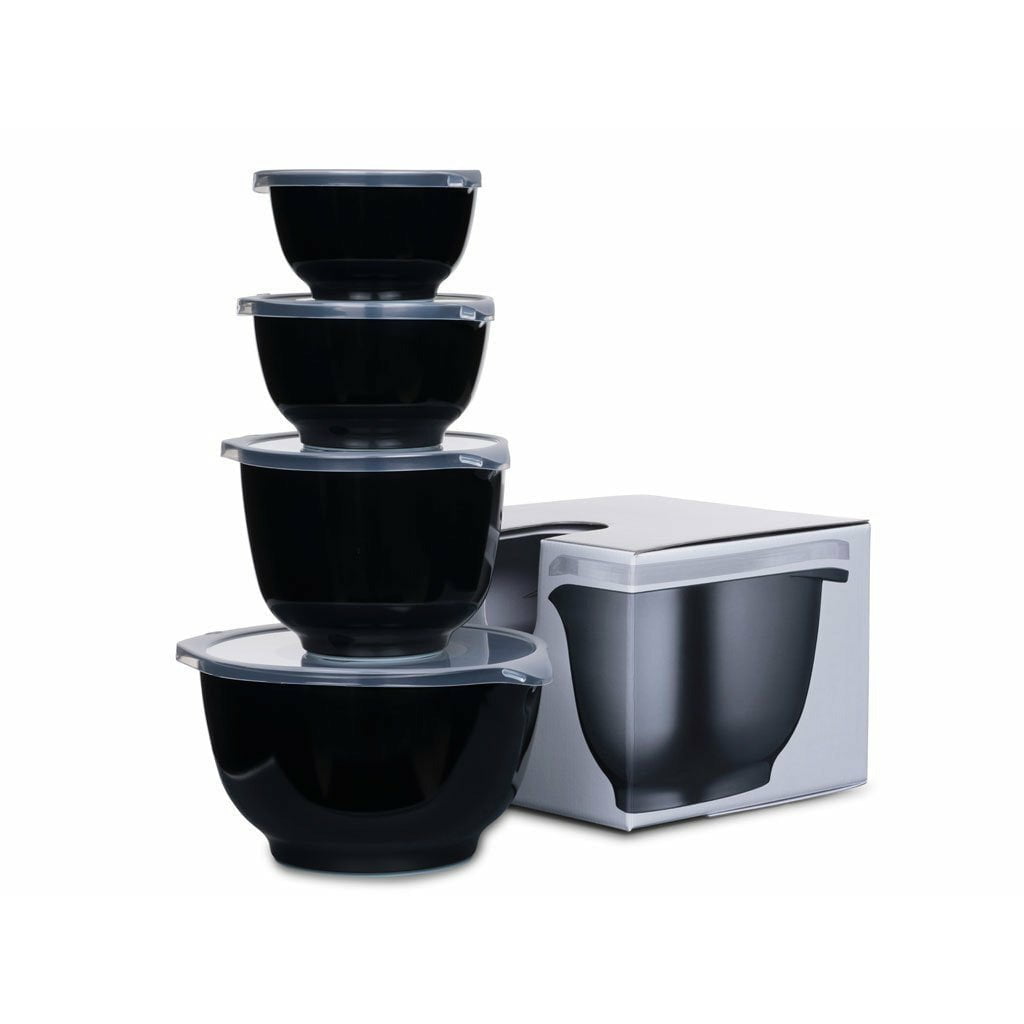 Rosti Margrethe Mixing Bowl Set Black, 8 Pieces