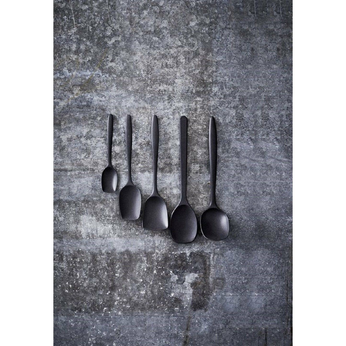 Rosti Optima Cooking Spoon com buraco preto, 31 cm