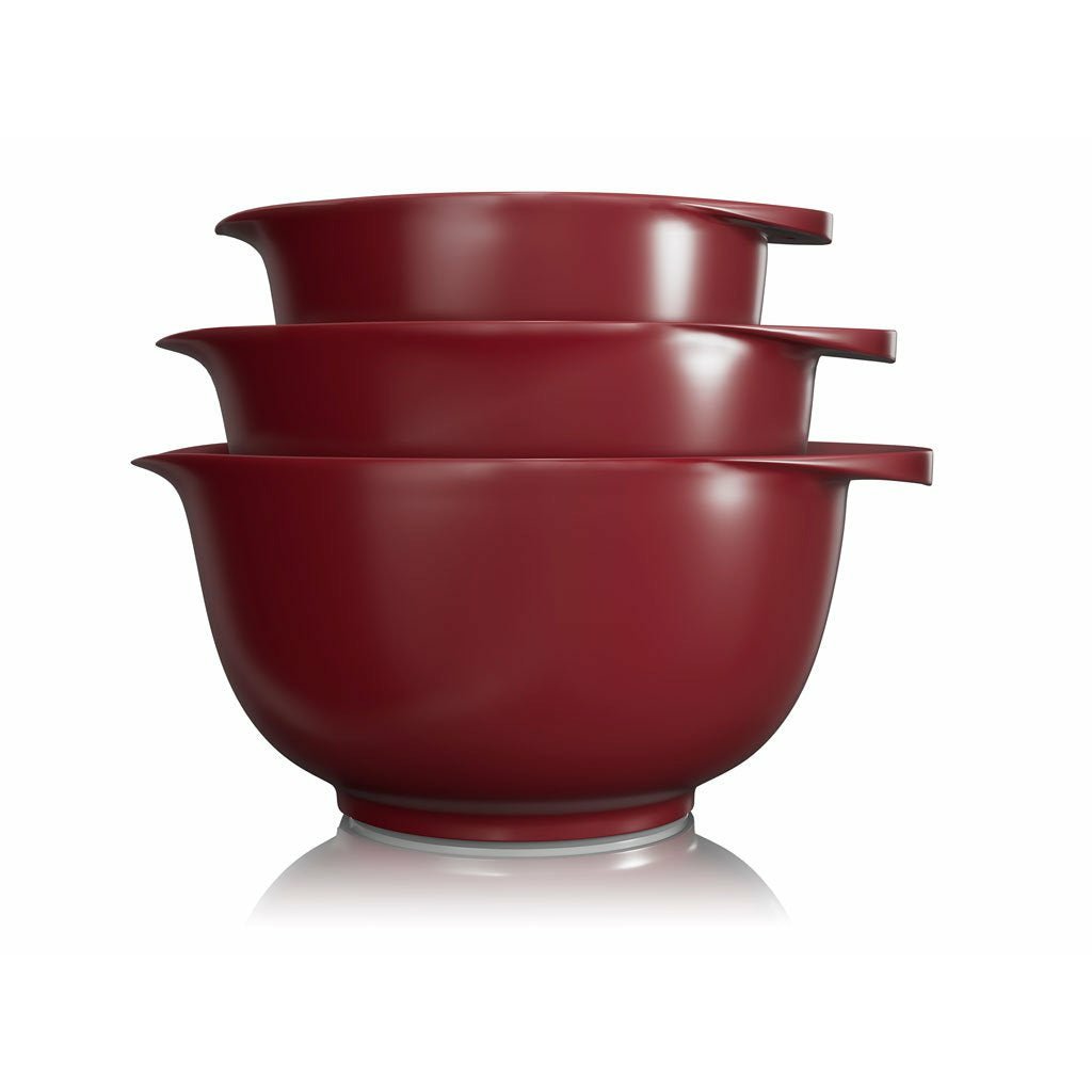 Rosti Victoria Mixing Bowl 2+3+4 Liters, Red