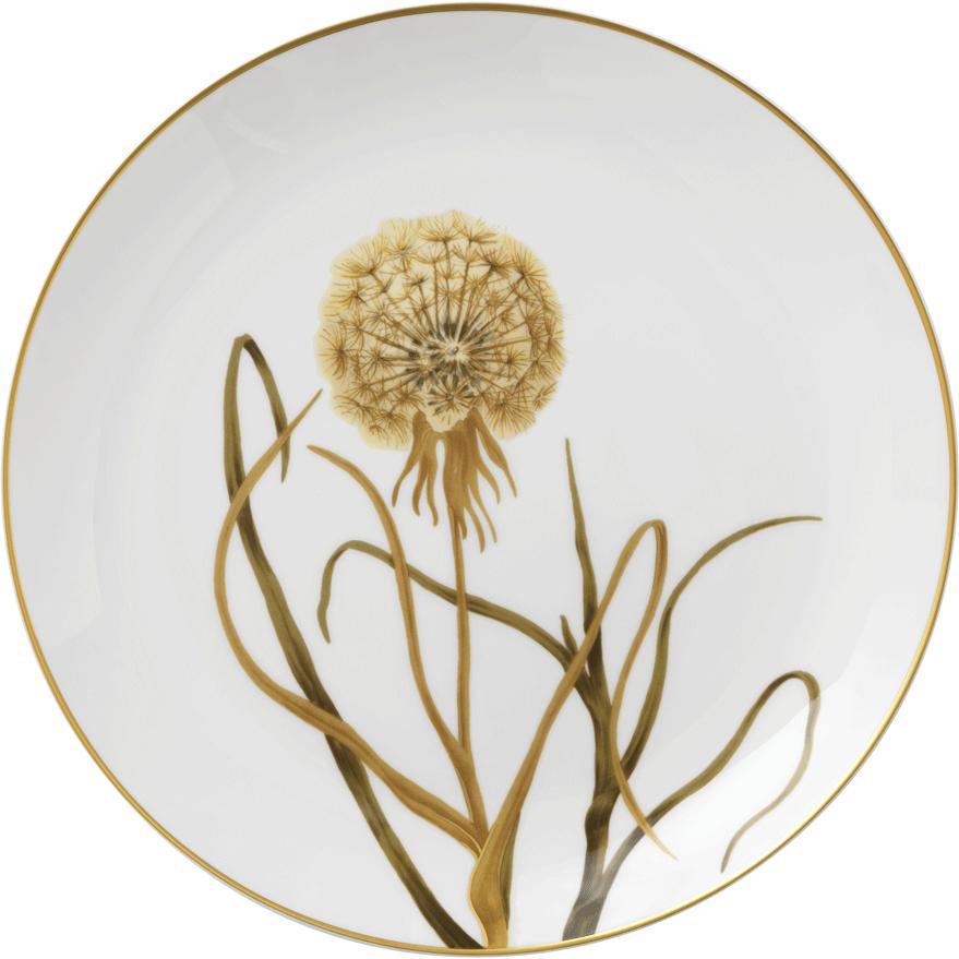 Royal Köpenhamn Flora Plate Dandelion, 27 cm