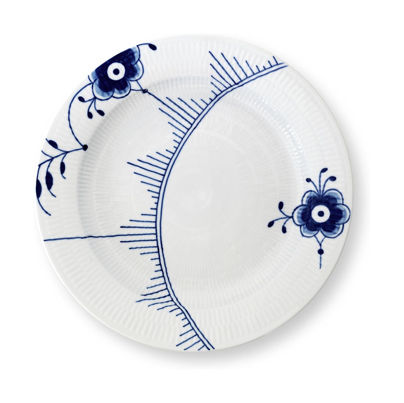Royal Copenhague bleu cannelé Mega Round Dish 33 cm
