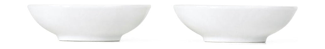 Royal Copenhague blanc Flued Dip Bowl 9 CL, 2 pièces