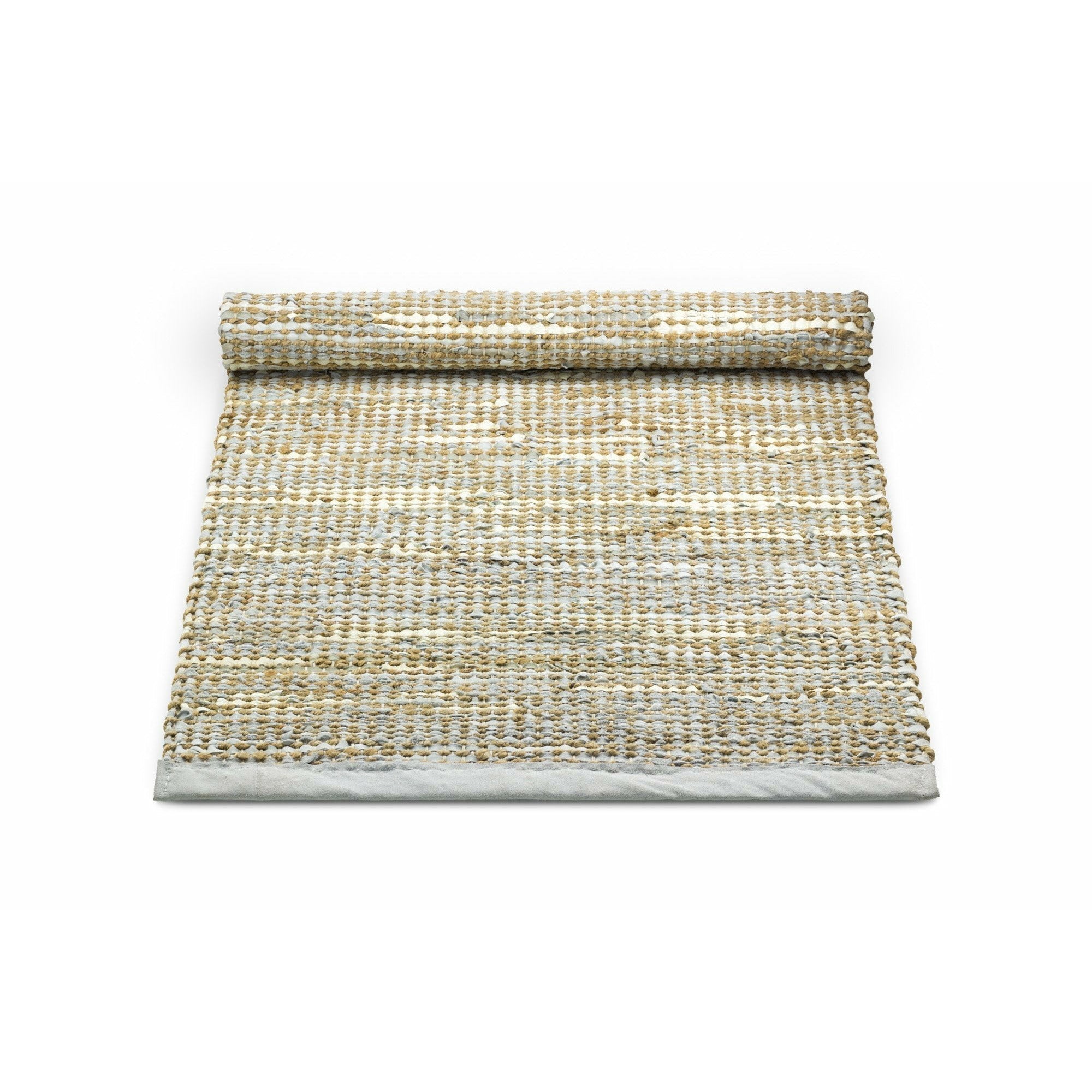 Rug Solid Jute Rug Smooth Grey, 75 X 200 Cm