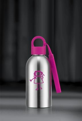 Botella de agua de Bodum Melior para niños, rosa