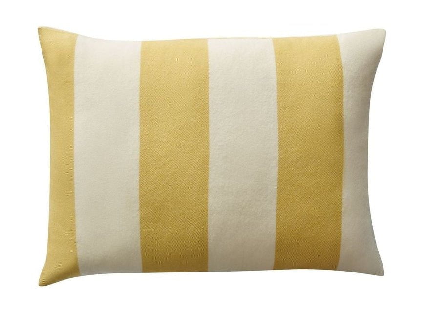 Silkeborg Uldspinderri le coussin de pull 50x70 cm, jaune doré