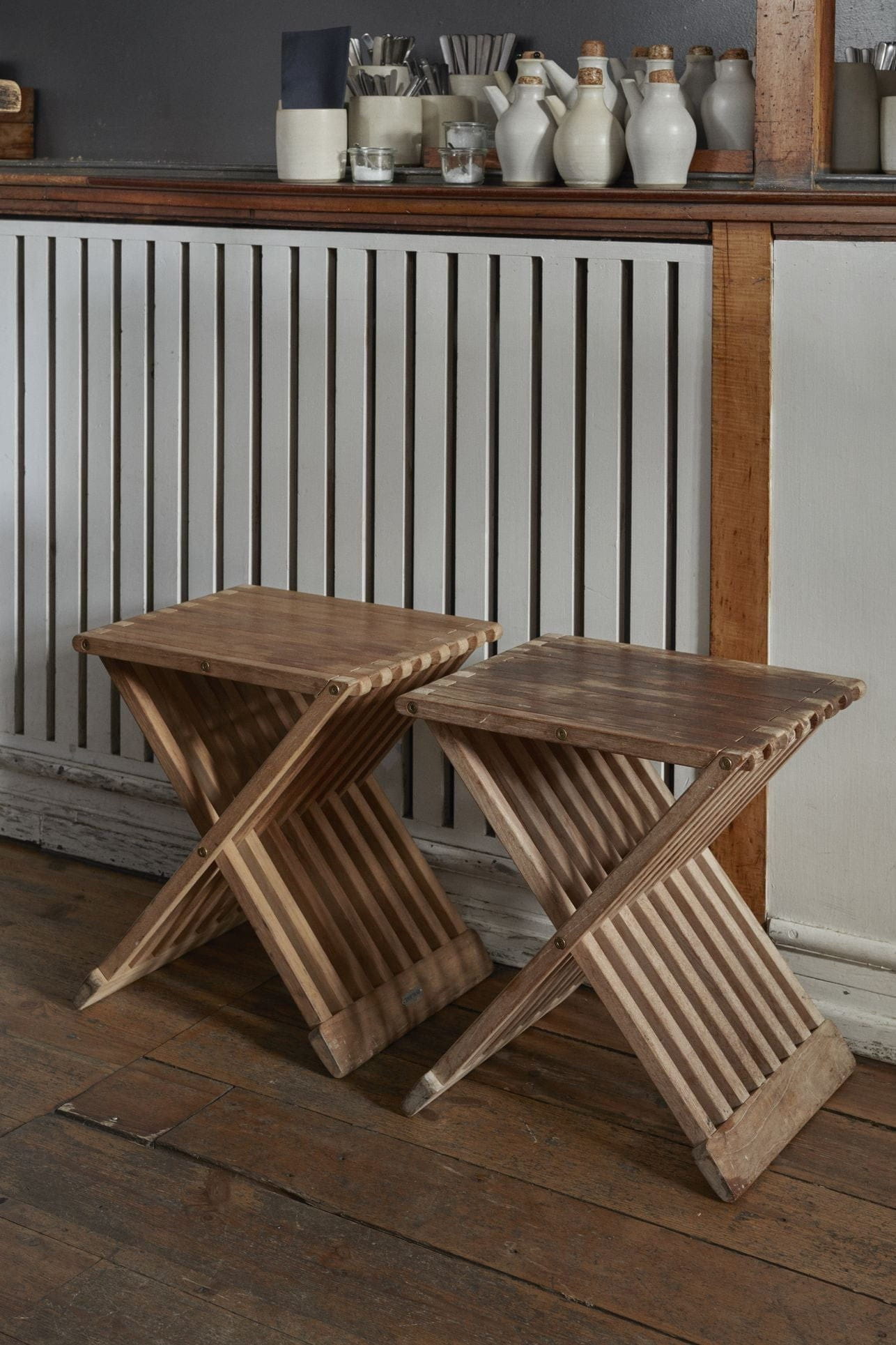 Skagerak Fionia Folding Stool, Teak