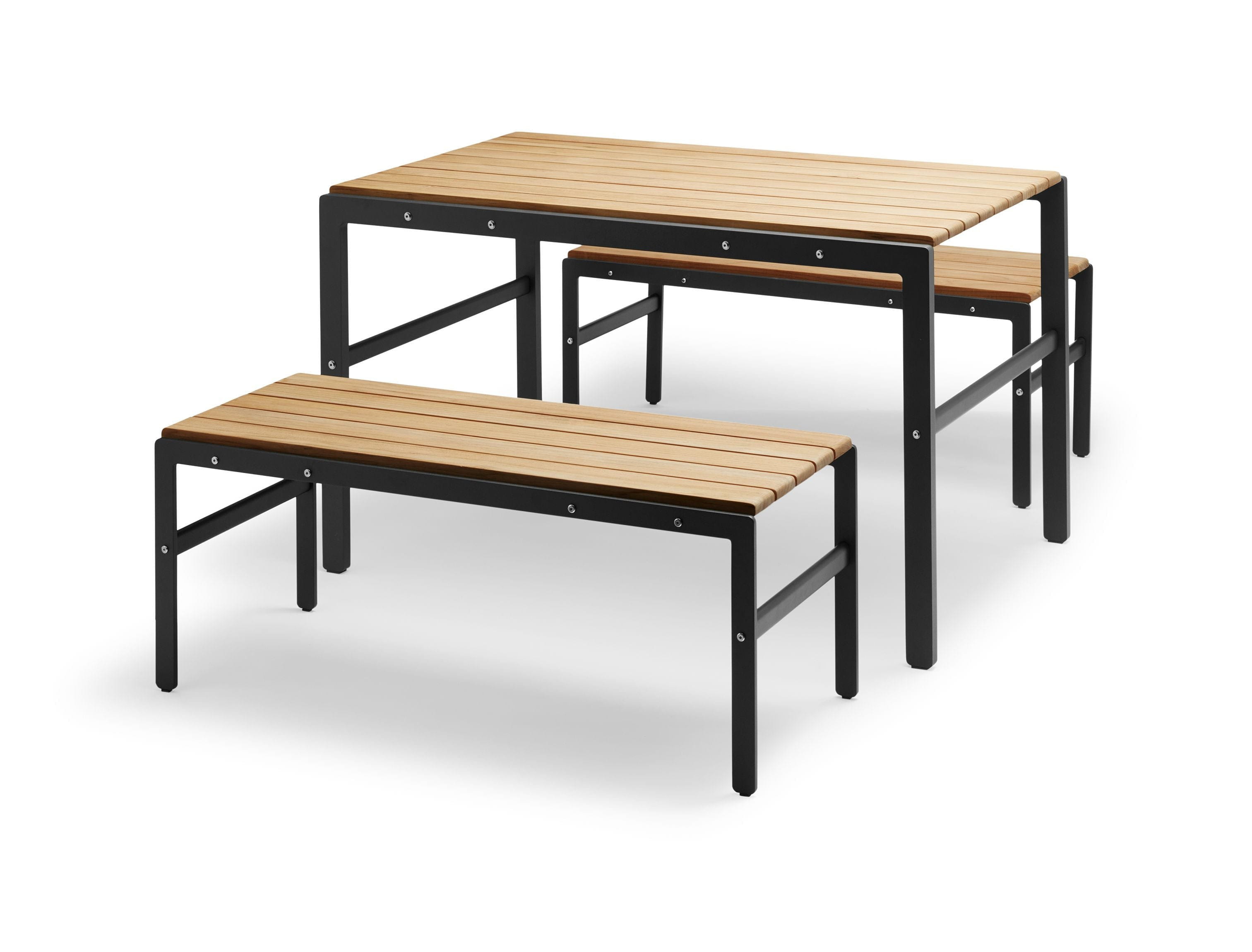 Table de réforme Skagerak, noir anthracite