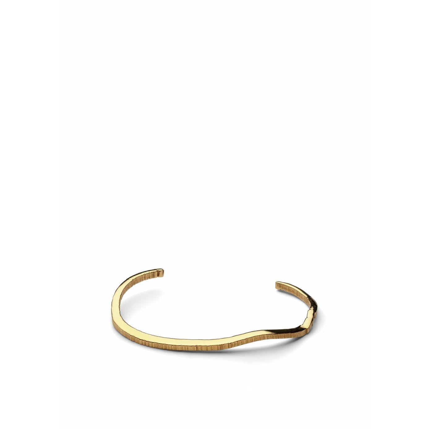 Skultuna Chêne Raw Bracelet Small Gold Plated, ø14,5 Cm