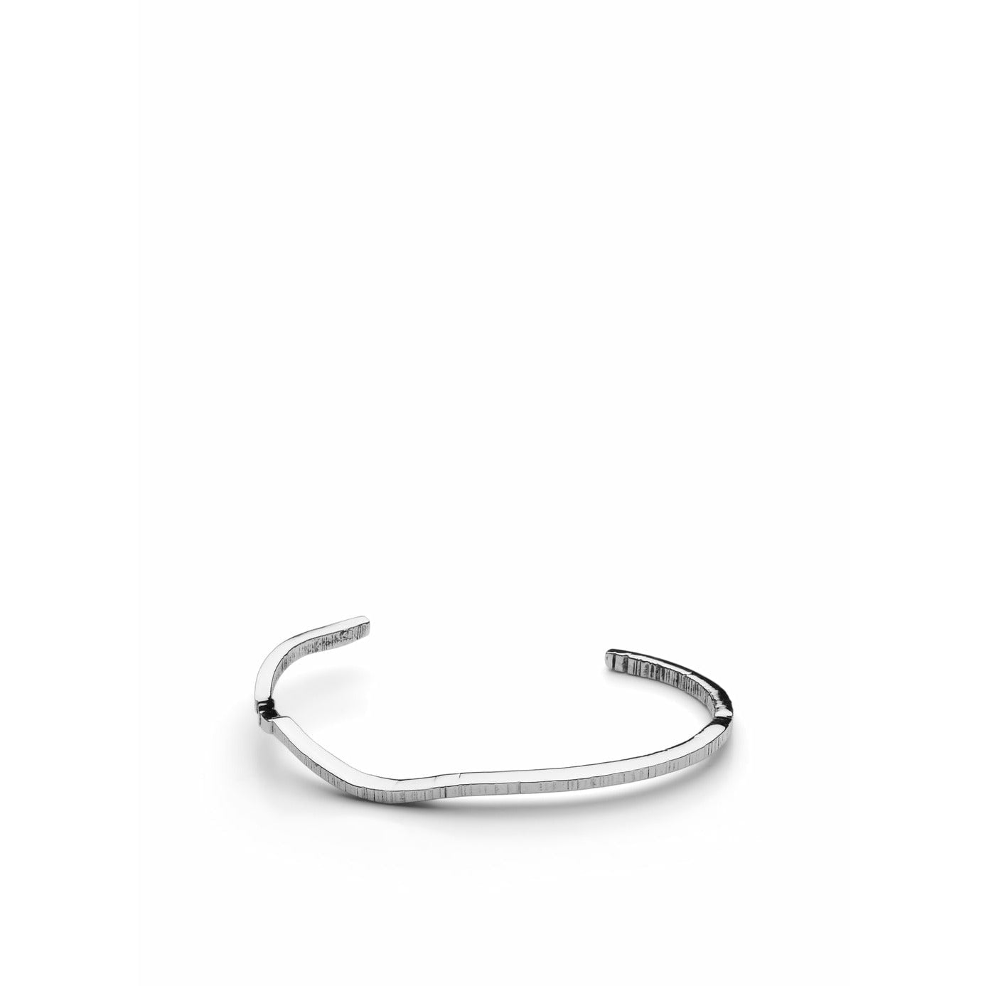 Skultuna Chêne Raw armband medium polerat stål, Ø16,5 cm