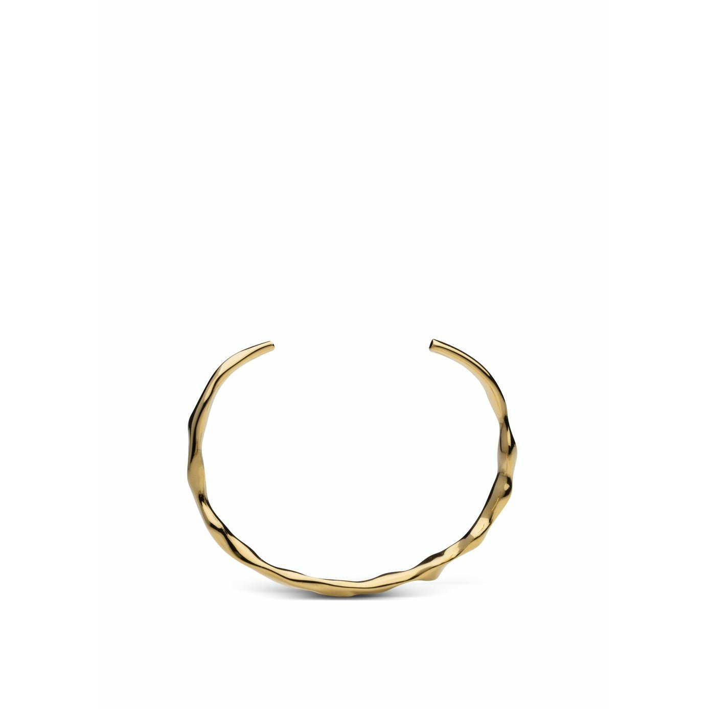 Skultuna Chunky armband stort guldpläterat, Ø18,5 cm
