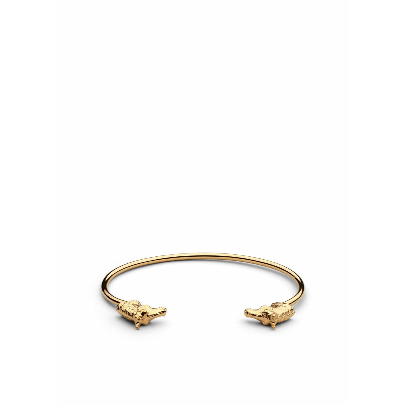 Skultuna gtg x skultuna häst tunt armband medium guld pläterad, Ø16,5 cm