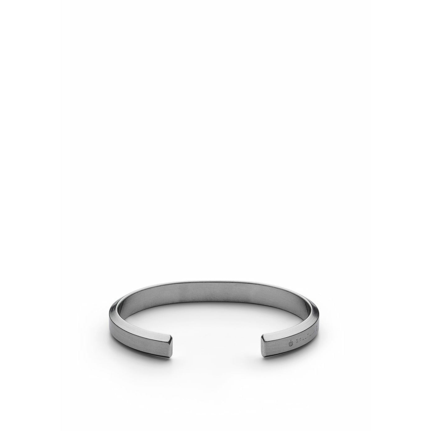 Bracelet d'icône Skultuna Extra Large Polied Steel Ø18,5 cm, Matt Silver