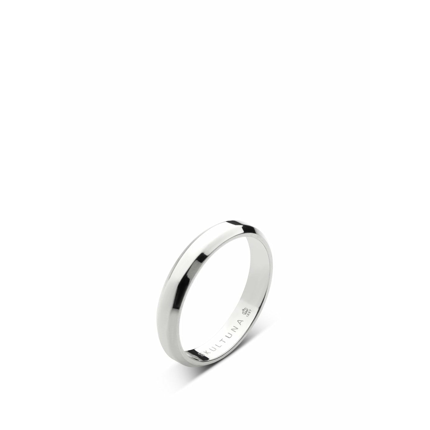 Skultuna Icon Ring kleiner polierter Stahl, Ø1,66 cm
