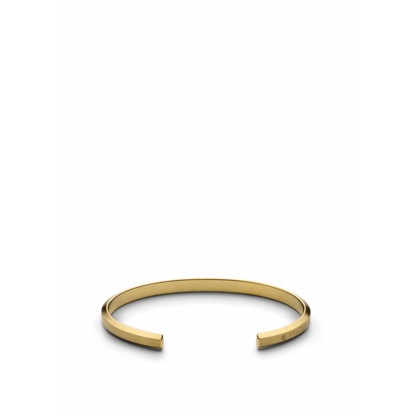 Skultuna -ikonet tyndt armbånd stort Ø18,5 cm, messing Matt