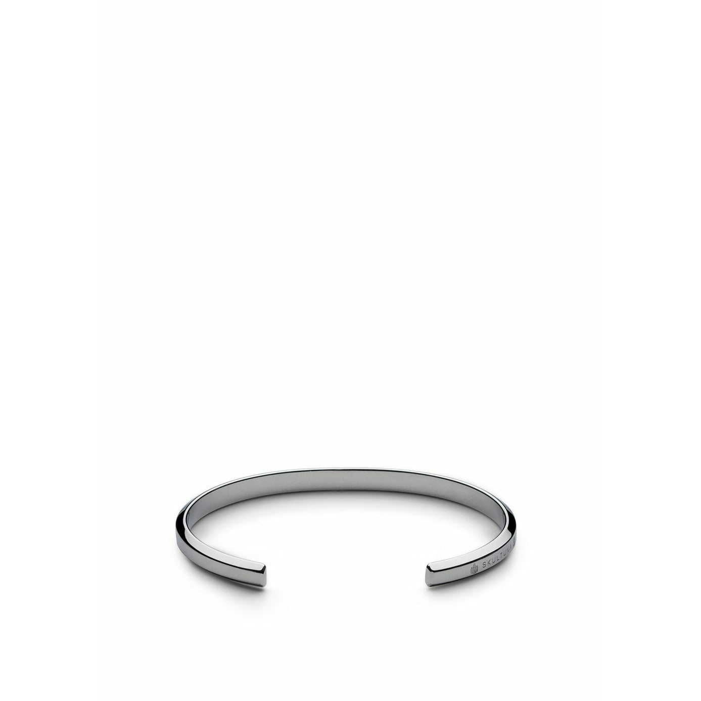 Skultuna -ikon tunn armband stort polerat stål Ø18,5 cm, silver