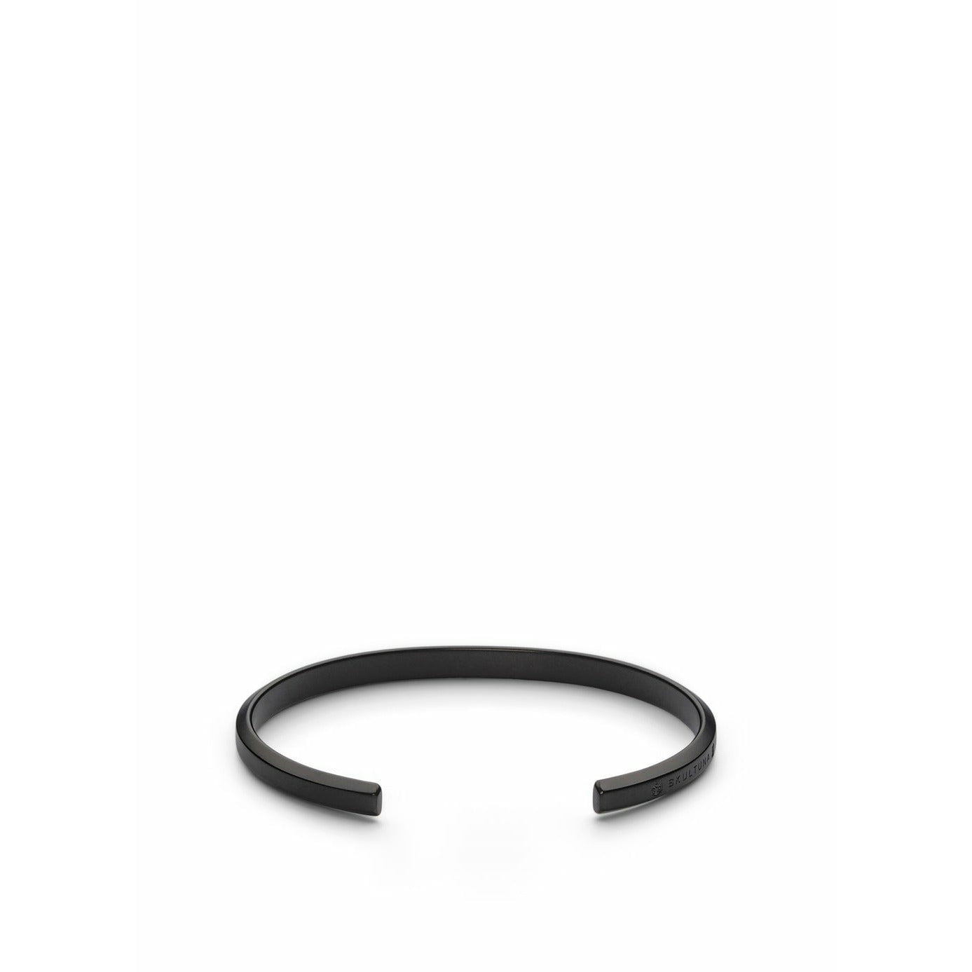 Skultuna -ikonen tunn armband medium Ø16,5 cm, svart