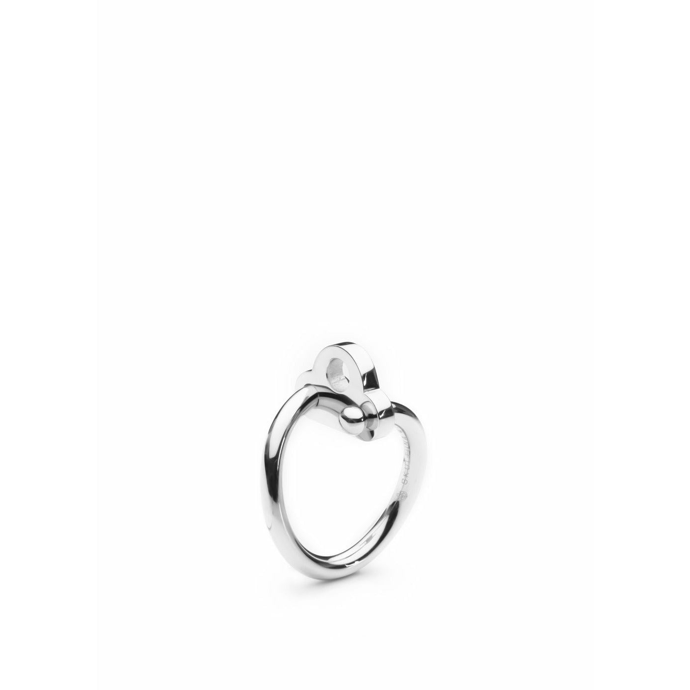 Skultuna Key Ring stort poleret stål, Ø1,97 cm