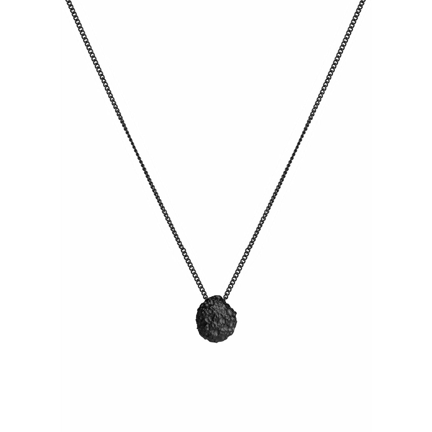 Collier d'objets opaques Skultuna 316 L Steel Ø60 75 cm, Titane noir
