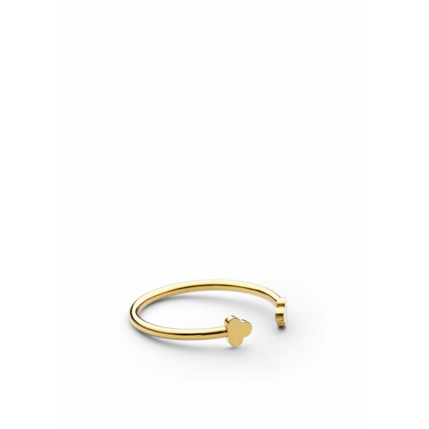 Skultuna Open Key Ring Small 316 L Steel Gold plaqué, Ø1,6 cm