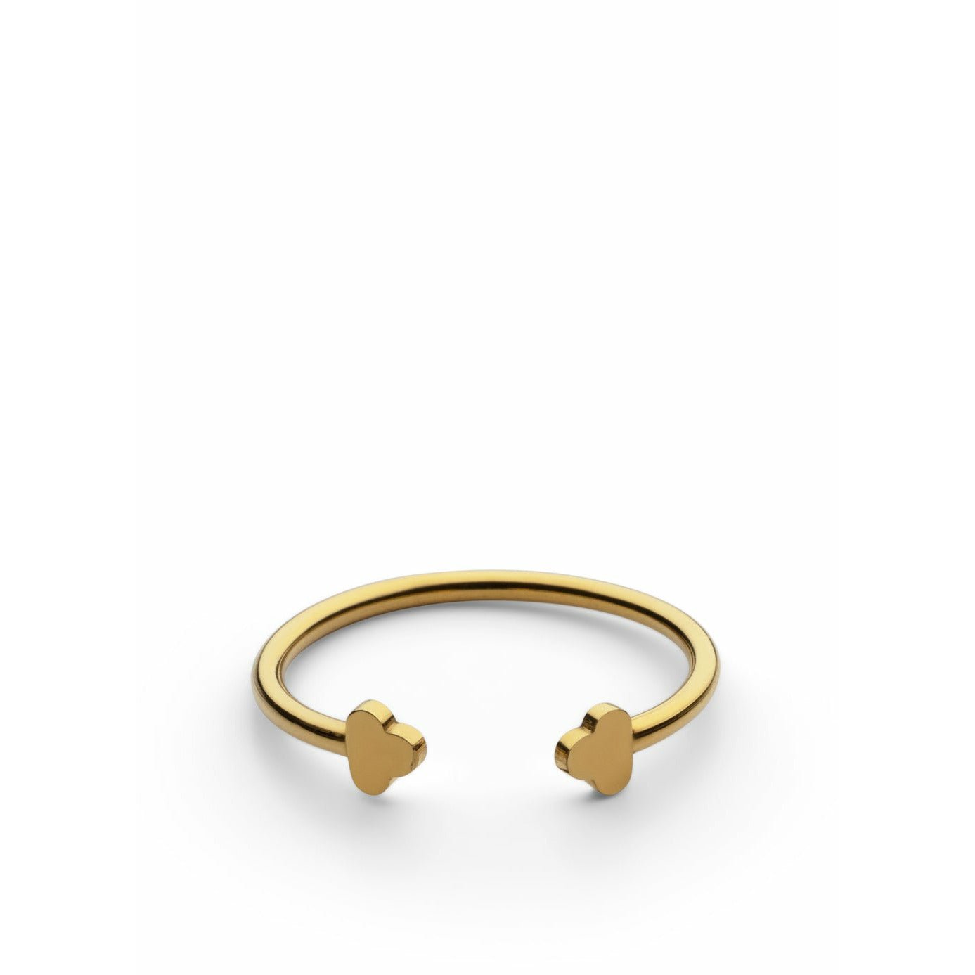 Skultuna Open Key Ring Medium 316 l Stahl Gold plattiert, Ø1,73 cm