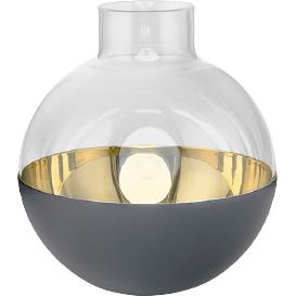 Skultuna Pomme Vase & Candlestick groß, dunkelgrau