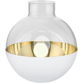 Skultuna pomme vase & chandelier grand, blanc