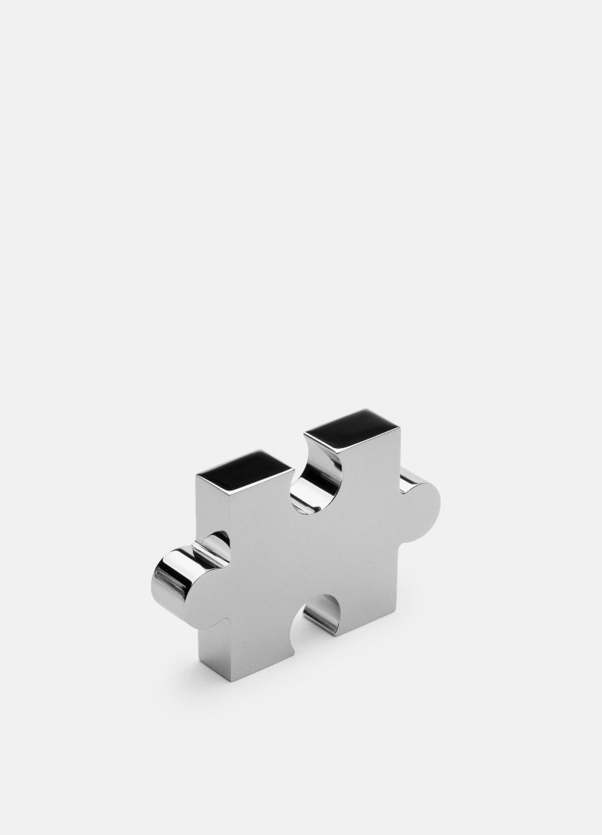 Skultuna Puzzle Candlestick, acier