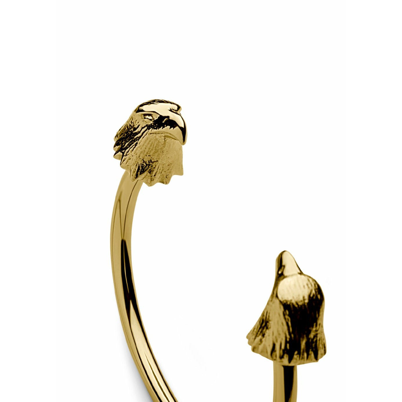 Skultuna el brazalete de águila salvaje nórdica de oro pequeño chapado, Ø14,5 cm