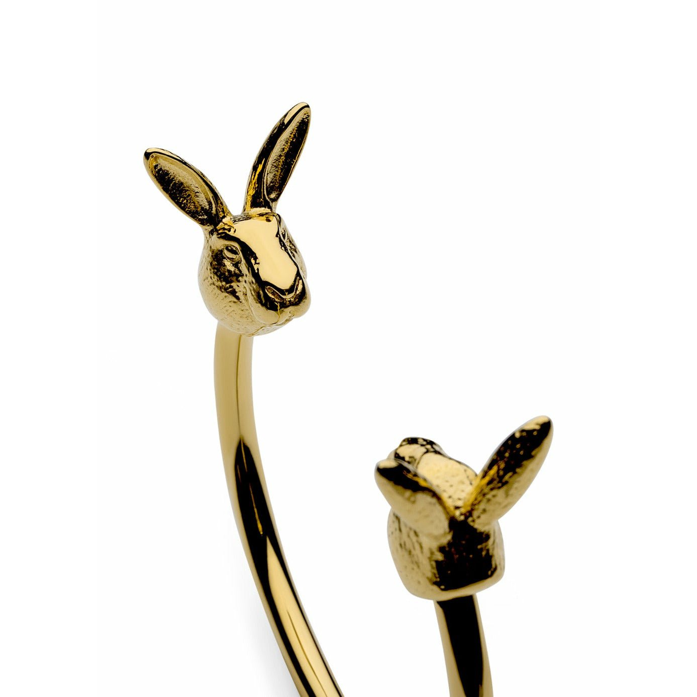 Skultuna Nordic Wildlife Rabbit Armbånd Lille guldbelagt, Ø14,5 cm