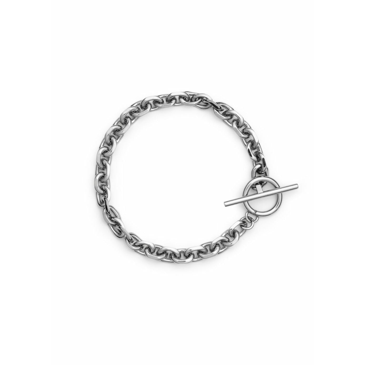 Skultuna Unité Chain Bracelet Moyenne Polied Acier, Ø16,5 cm
