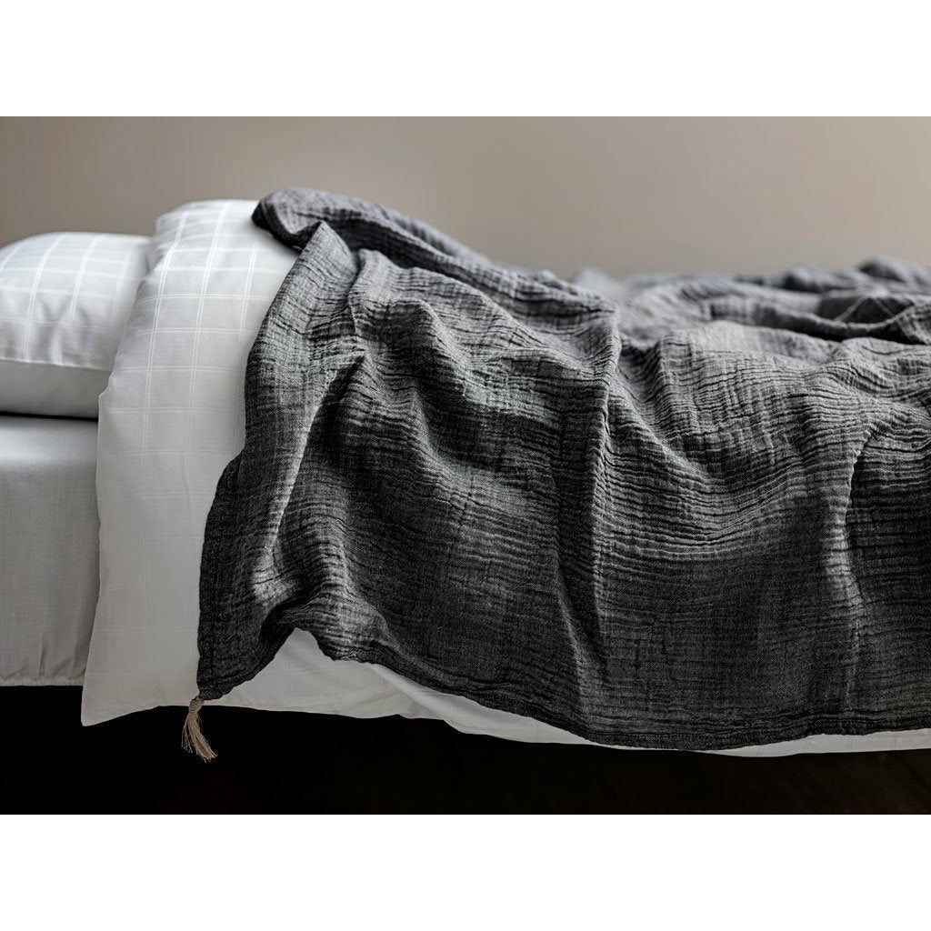 Södahl Poetry Bed Throw 260x200 cm, cendre