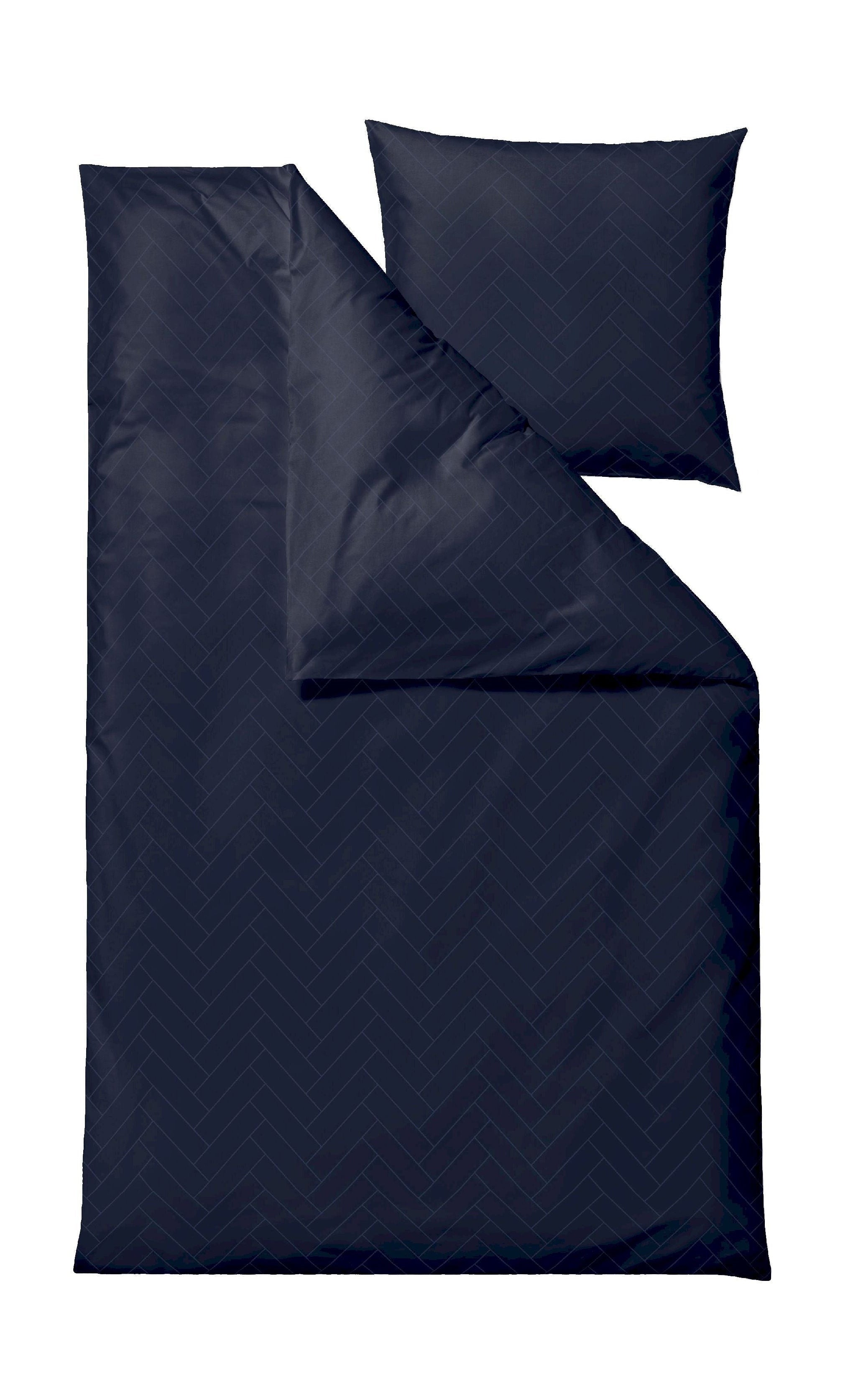 Södahl Tiles Bed Linen 140x200 cm, bläckblått