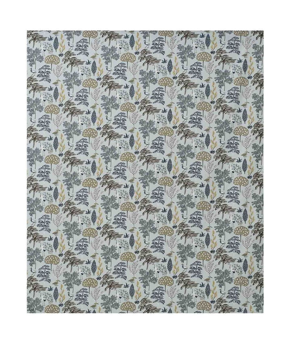 Largeur de tissu Spira Flora 150 cm (prix par mètre), bleu