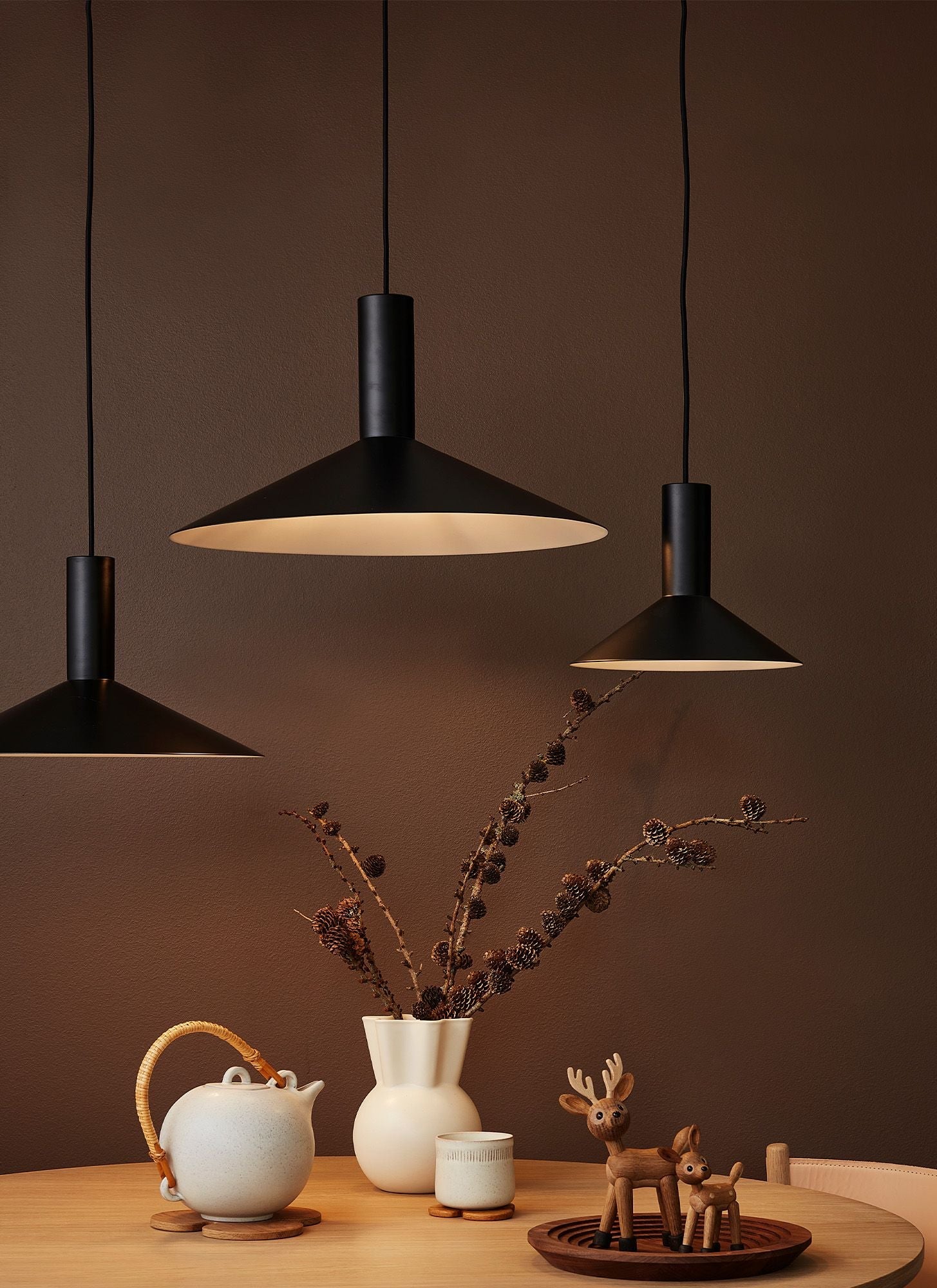 Spring Köpenhamns formel hängslampa Ø50, svart
