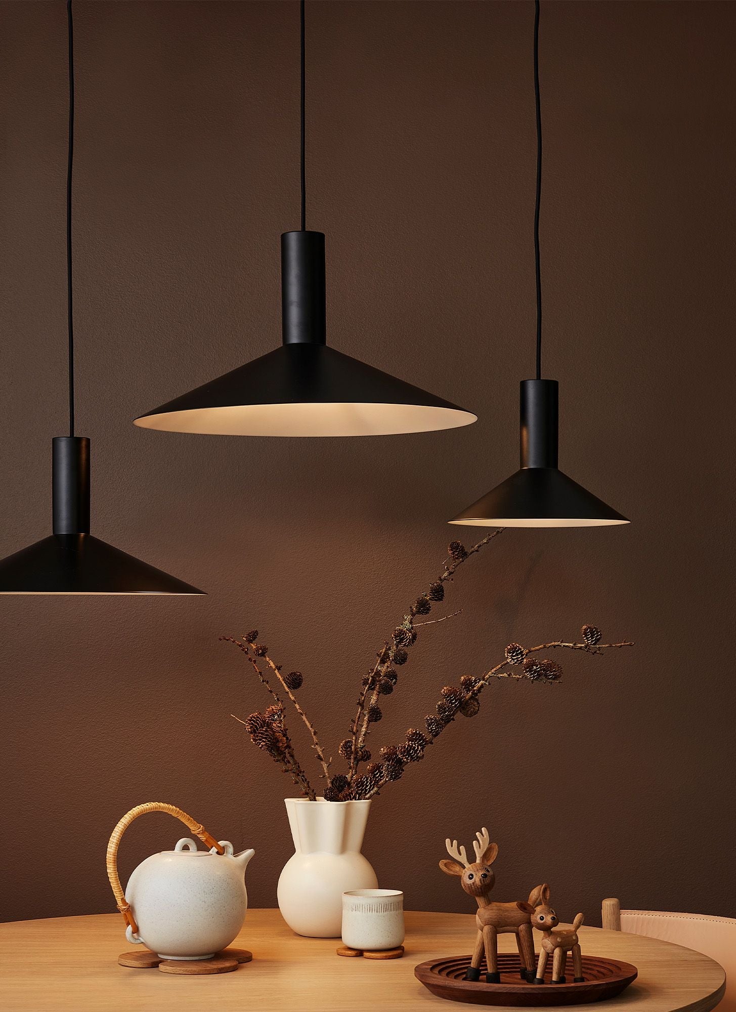 Spring Copenhagen Formula Pendant Lamp ø50, Black