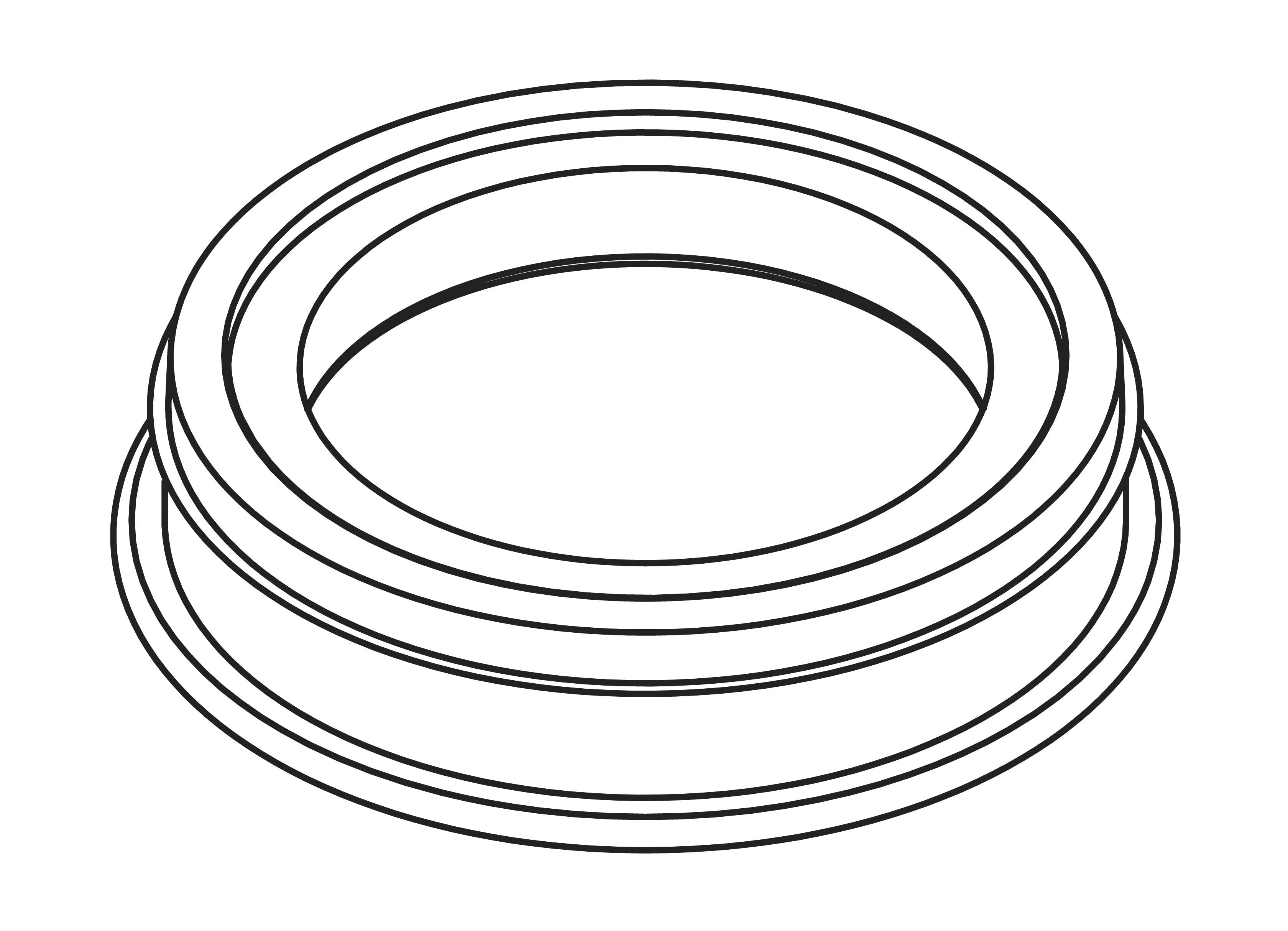 Stelton EM77 tætningsring, sort