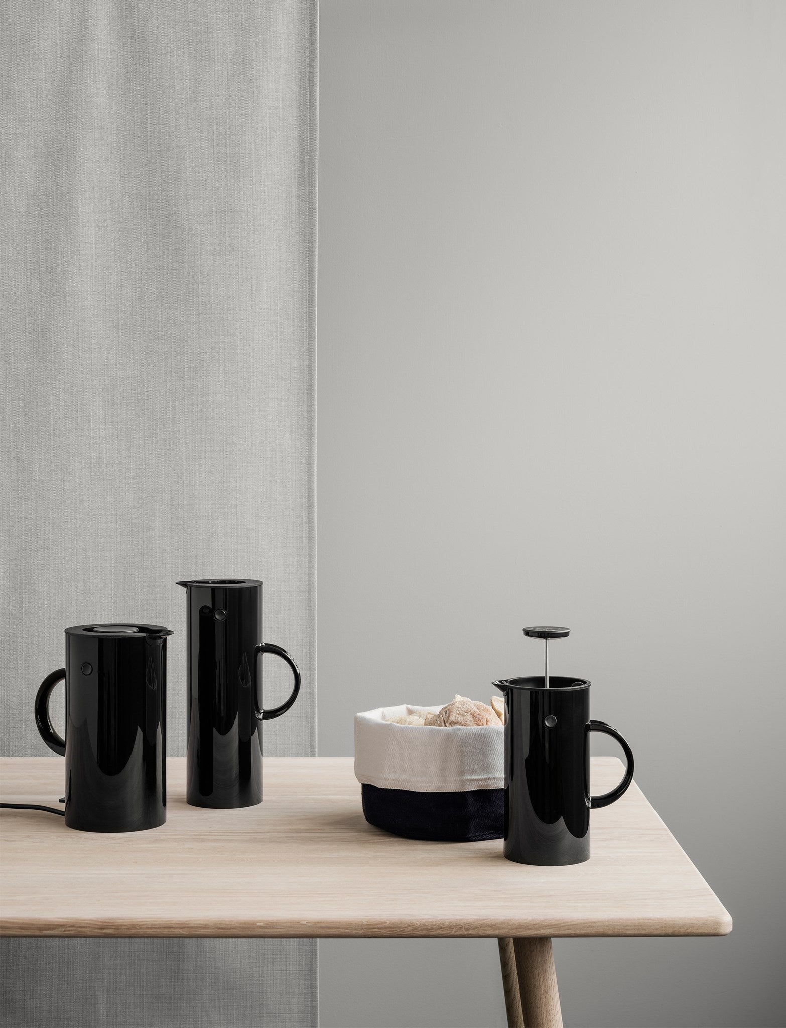 Stelton EM77 Kessel 1,5 l, Schwarz