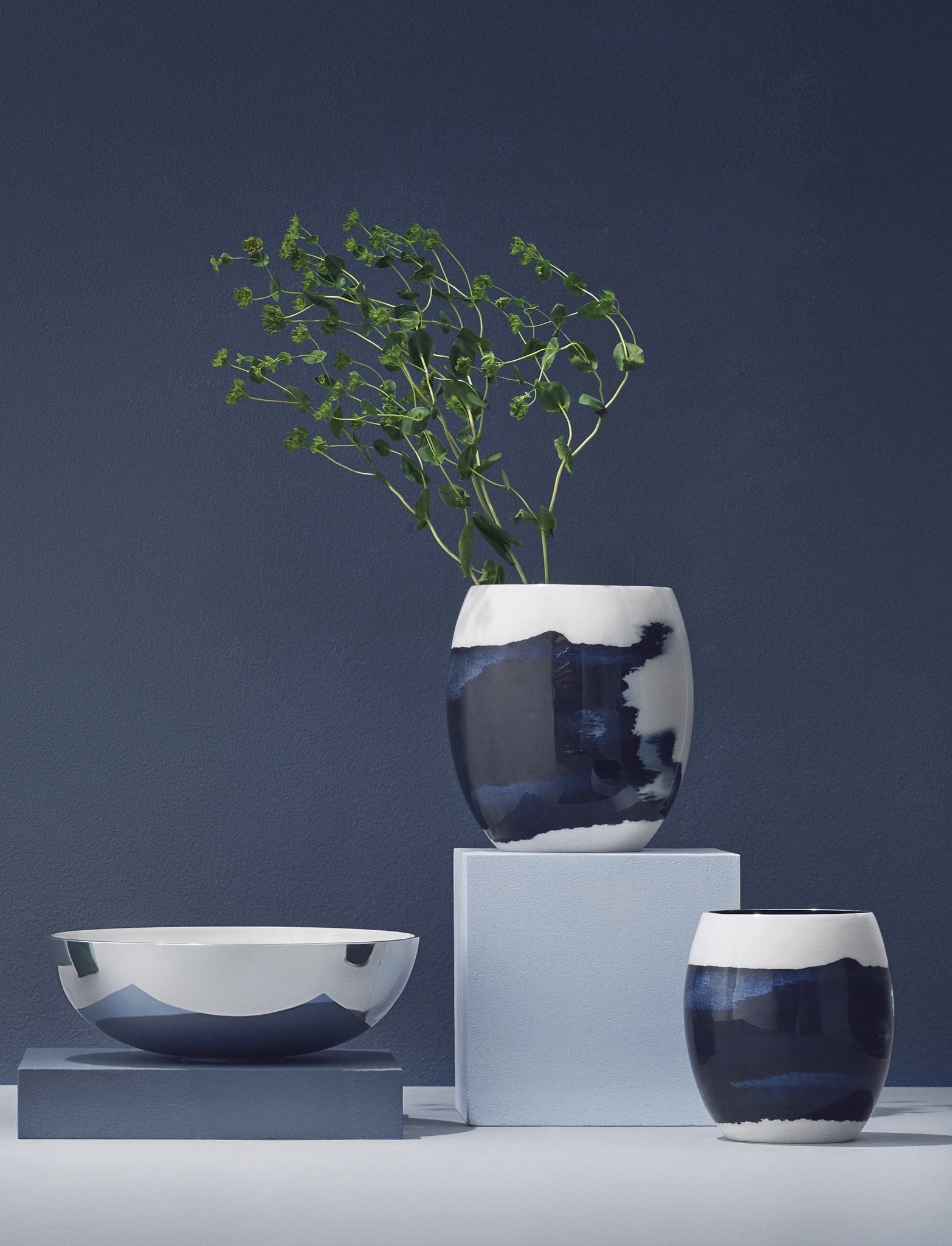 Stelton Stockholm Vase 21,2 cm, Wasser