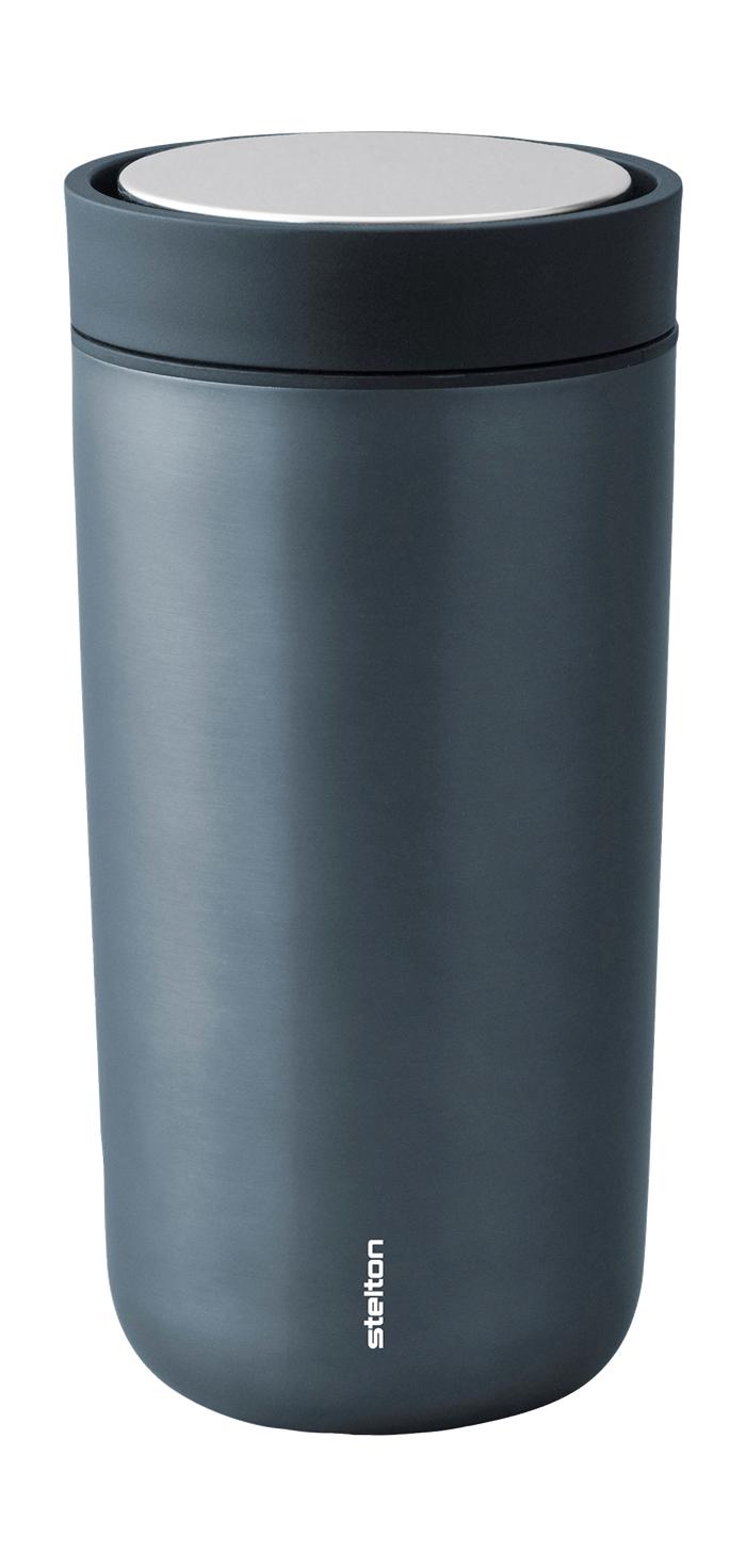 Stelton pour aller cliquer à Thermo Mug 0,4 L, bleu foncé métallique