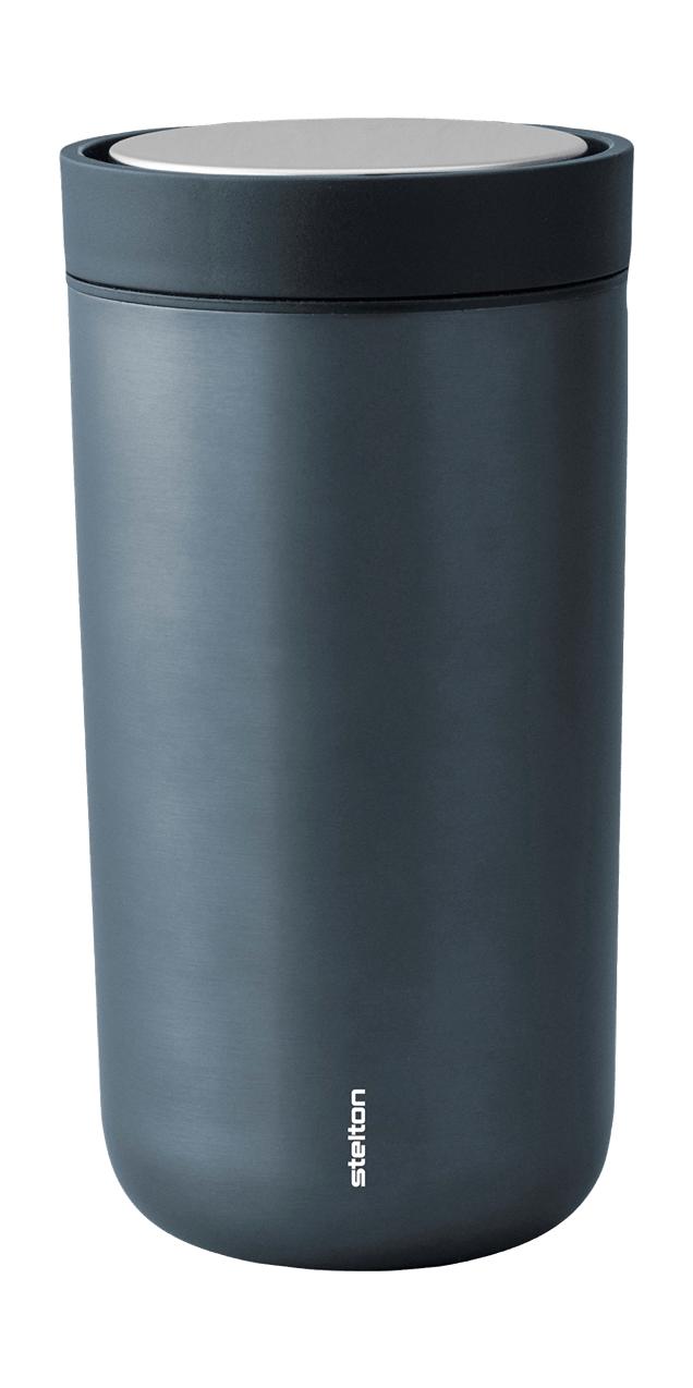 Stelton, um zu klicken, um Cup 0,2 l, dunkelblau Metallic zu gehen